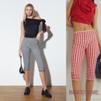 [] -Quần Capri kẻ sọc thời trang giản dị dành cho nữ