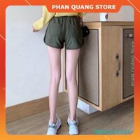 👗 QUẦN ĐÙI THỂ THAO NHIỀU MÀU SỌC VIỀN 4 TÚI - QUẦN SOOC THUN HÈ CAM XANH RÊU ĐEN PQ-Shop