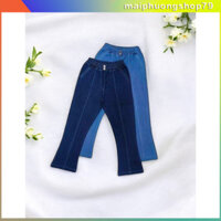 🌟 Quần Jean Nữ 9 Tấc Ống Loe – Chất Co Giãn Mạnh, Tôn Vóc Dáng Nổi Bật