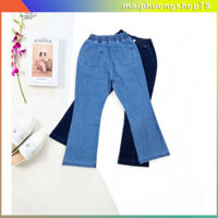 🌟 Quần Jean Nữ 9 Tấc Ống Loe – Dáng Bass, Chất Vải Dày Co Giãn Mạnh, Tôn Vóc Dáng Hoàn Hảo