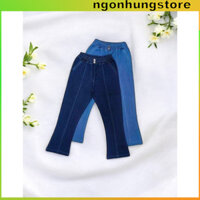 🌟 Quần Jean Nữ 9 Tấc Ống Loe – Chất Co Giãn Mạnh, Tôn Vóc Dáng Nổi Bật