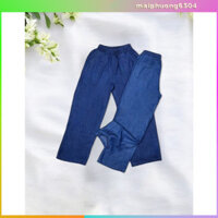 ✨ Quần Jean Nữ Lưng Thun - Quần Bò Ống Rộng Dành Cho Nữ Vải Jean Giấy Lụa Xước
