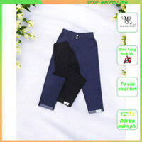 🌼 Quần Jean Nữ Lưng Thun – Vải Jean Giấy Lụa Mềm, Phong Cách Hiện Đại