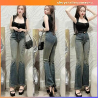 ✨ Quần Jeans Ống Loe Lưng Cao – Phong Cách Thời Trang Năng Động, Tôn Dáng Hiệu Quả,