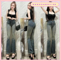 ✨ Quần Jeans Ống Loe Lưng Cao – Phong Cách Thời Trang Năng Động, Tôn Dáng Hiệu Quả