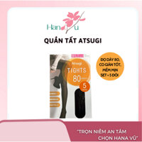 🎀 QUẦN TẤT MÀU ĐEN ATSUGI TIGHTS ĐỘ DẦY 80 DENIER – SIÊU ĐẸP, SIÊU BỀN 🎀