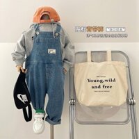 🌼 Quần Yếm Jean Xinh Cho Bé Trai Bé Gái Từ 8-18kg
