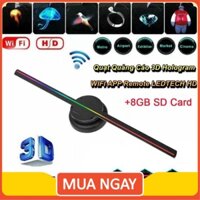 🔰 Quạt  LED Quảng Cáo 3D Hologram WIFI Thu Hút Khách đẹp mắt 🔰