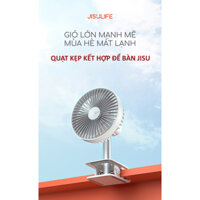 : Quạt mini kẹp bàn Jisulife F7B