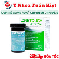 ✅ Que thử đường huyết Onetouch Ultra Plus 25 que