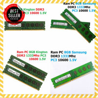 ░ Ram DDR3 ( Samsung / Kington ) 8GB Bus 1333Mhz PC3 10600 1.5V Dùng Cho Máy Tính Để Bàn PC Desktop ░P░H░Ụ░ ░K░I░Ệ░N░