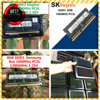 ░ Ram Máy tính xách tay DDR3 8GB 1600MHz PC3L-12800 1.35V Hynix Kingston Samsung Dùng Cho Laptop  - Bảo hành 36 tháng 1