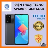 [ RẺ HỦY DIỆT ] Điện thoại Tecno Spark 8C 4GB 64GB  - Hàng Chính Hãng nguyên seal 100% - Bao test 7 ngày (())