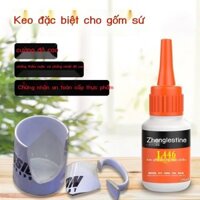 ( rẻ mà chất lượng) 【Keo gốm chịu nhiệt độ cao180°】Keo dán cho teapots đất sét tím, chậu hoa và bộ