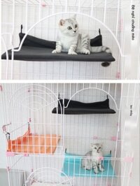 ( rẻ mà chất lượng) Nền đỡ chuồng mèo tăng không gian trống để leo trèo và nhảy thang treo giường c