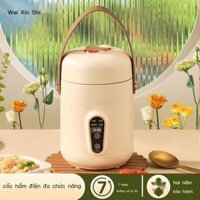 ( rẻ mà chất lượng) Nồi Hầm Điện Weixin Nồi Hầm Điện Mini Thông Minh Tự Động Gia Đình Cho Súp, Trem