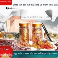 ( rẻ mà chất lượng)Lưới đỏ làm móng tranh sơn mài lá tự chế DIY trang sức tranh vàng dán thủ công l