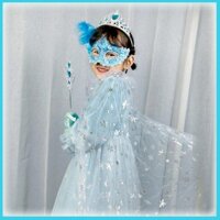 ( rẻ mà chất lượng)Mặt Nạ Công Chúa Frozen Elsa Đũa Thần Cho Trẻ Em Đồ Chơi Cô Gái Elsa Nửa Mặt Mặt Nạ Dạ Hội Disney