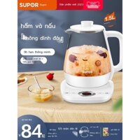 ( rẻ mà chất lượng)Supor sức khỏe nồi nhà tự động đa chức năng pha trà văn phòng thủy tinh nhỏ ấm đun nước điện sức khỏe