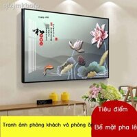 ✢ ( rẻ mà chất lượng)Tranh trang trí phòng ngủ khách sạn khách sạn đầu giường tranh đơn hiện đại nhà hàng Trung Quốc phò