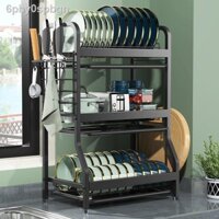 ❃ ( rẻ mà chất lượng)6phy0spbgnGiá để bát inox 304 giá thoát nước bếp đựng bộ đồ ăn hai lớp phơi ba