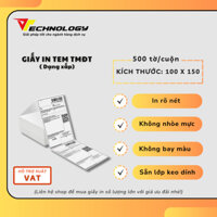 [ RẺ NHẤT] Tem in nhiệt khổ A6 100x150 (xấp), GIẤY IN TEM TMĐT, CÓ SẴN KEO