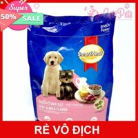 [ RẺ VK-L]🐶 Thức ăn Smart Heart Puppy 1.5kg - Vị thịt bò và sữa dành cho chó con - CutePets Phụ kiện chó mèo Pet shop