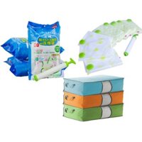 [ RẺ VÔ ĐỊCH ] [150k] BỘ 8 TÚI HÚT CHÂN KHÔNG Kèm 3 túi ĐỰNG QUẦN ÁO, CHĂN MÀN TẶNG KÈM BƠM TAY