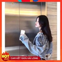 [ RẺ VÔ ĐỊCH ] ÁO KHOÁC JEAN NỮ CHẤT BÒ ĐỘC ĐÁO MẪU MỚI PHONG CÁCH TRẺ TRUNG 78