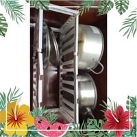 [ Rẻ vô địch ] Kệ Để Đồ Gầm Trạn Nhà Bếp 2 Tầng Tiện Lợi