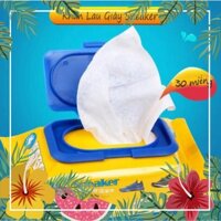 [ Rẻ vô địch ] Khăn Giấy Ướt Lau Giày, Vệ Sinh Túi Xách Siêu Sạch, Không Dùng Hóa Chất An Toàn Trên Mọi Chất Liệu, Hộp 3