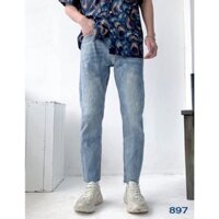 [ Rẻ Vô Địch ] Quần Jean Skinny Nam Chất Bò, Màu Sáng Co Dãn - 897s - Hàng nhập khẩu