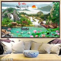 ( Rẻ vô địch ) Tranh dán cửa kính, trang trí nhà  hình siêu đẹp Kích Thước 120 x 80cm