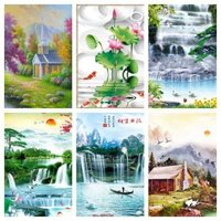 ( Rẻ vô địch ) Tranh dán tủ lạnh , cửa kính hình siêu đẹp