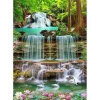 ( Rẻ vô địch ) Tranh dán tủ lạnh , cửa kính , trang trí nhà cửa kích thước 60 x 160cm0