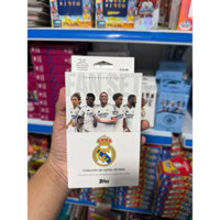 [ Real Madrid Fan Set Box ] Topps FC Real Madrid Fan Set Box Hộp Chứa Thẻ Cầu Thủ CLB R.Madrid 2024/25 24/25 ( 28 Thẻ )