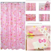 🌻 Rèm nhựa hồng Hello Kitty 🎀 kitty house