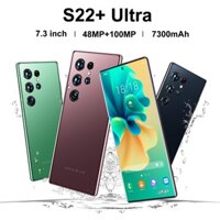 ` S22+ Ultra Mới hàng hiệu thông thái Toàn screen 7.3 inch Full HD 16+512GB Dual SIM laptop điện thoại bản Toàn