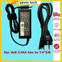 🔝 Sạc laptop dell 3.34 kim to savintech, sạc máy tính dell zin bảo hành 12 tháng