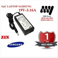 🌟 :. Sạc Laptop Samsung 19V-3.16A R429 R439 R428 - Adapter kèm dây nguồn - New Bảo hành 12 tháng