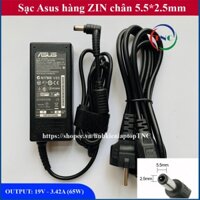 🔝 [Sạc Zin] Sạc Laptop Asus 19V 3.42A (65W) chân to ký hiệu đầu sạc Φ5.5*2.5mm