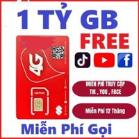 [ SÀI LUÔN 1 NĂM ] Sim 4G Viettel MUA 1 LẦN DÙNG CẢ NĂM Miễn Phí Data 1 Tỷ Phút Gọi - Sim 12V90B 12MXH100 12SD125 12ST60