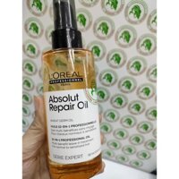 [ SALE 12.12 ] Tinh dầu dưỡng tóc L'oreal  Absolut Repair Oil 10-In-1 90ml M1