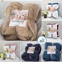 [ Sale 3.3 ] Chăn lông cừu M2T BEDDING, mền lông tuyết dày 2 lớp đại hàn cho bé và gia đình kích thước 2mx2m3