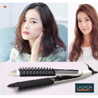 ( Sale 50% ) Mua Hàng Trực Tuyến Giá Tốt -Lược Điện Uốn Tóc Đa Năng Cao Cấp - Lược Tròn Tạo Kiểu Tóc Chuyên Nghiệp [bonus]