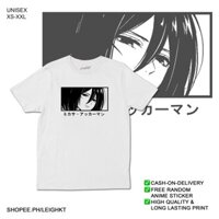 [ Sale] Áo phông Anime Shingeki No Kyojin Mikasa Ackerman ngắn tay cực ngầu giá tận xưởng