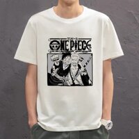 [ Sale] Áo phông One Piece màu trắng cực ngầu giá tận xưởng