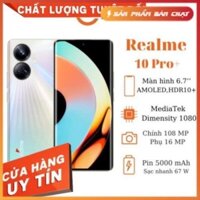 [ SALE ] Điện thoại Realme 10 pro+ cấu hình MediaTek Dimensity 1080 Hàng Chính Hãng Mới Fullbox nguyên seal