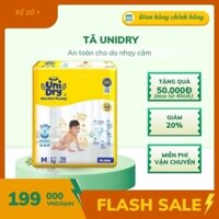 ( sale giá gốc) Tã dán/quần Unidry đủ size M76/L68/XL62/S46/M42/L38/XL34 mẫu mới