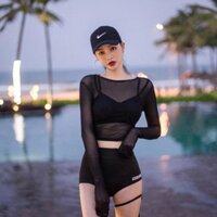 ⚡ SALE | HOT | |  Sales Hè | Bikini 3 mảnh áo lưới dài tay . Chất lượng oke ~~~ .. .